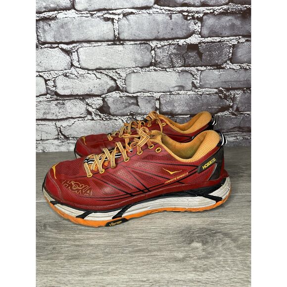 Hoka One Vibram Mafate Speed 2 Red Synthetic Running Shoes Men 9.5M US/43 1/3EU - Picture 16 of 16